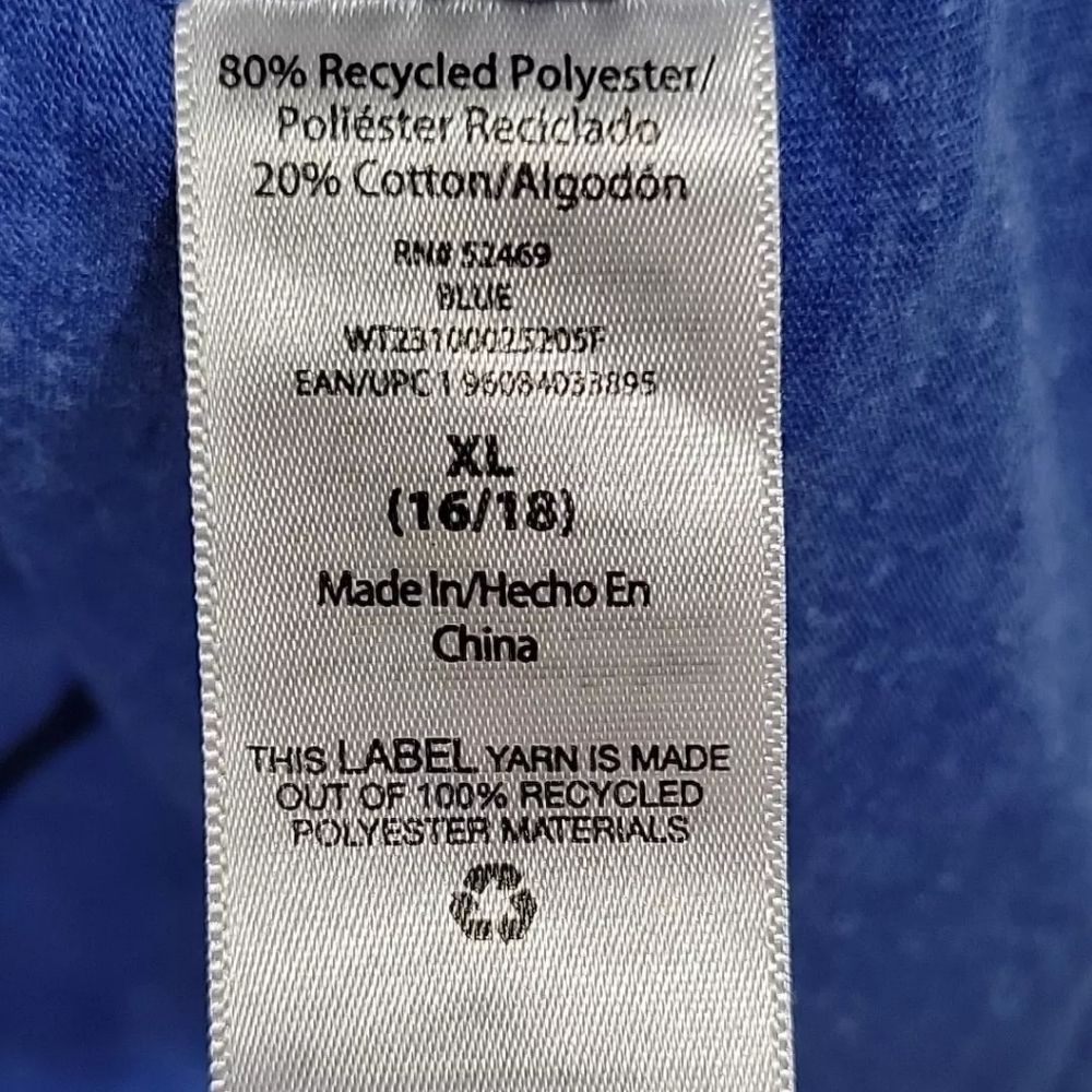 Way To Celebrate Blue T-Shirt Graphic USA Cat w/Sunglasses Size Xl - Picture 4 of 7